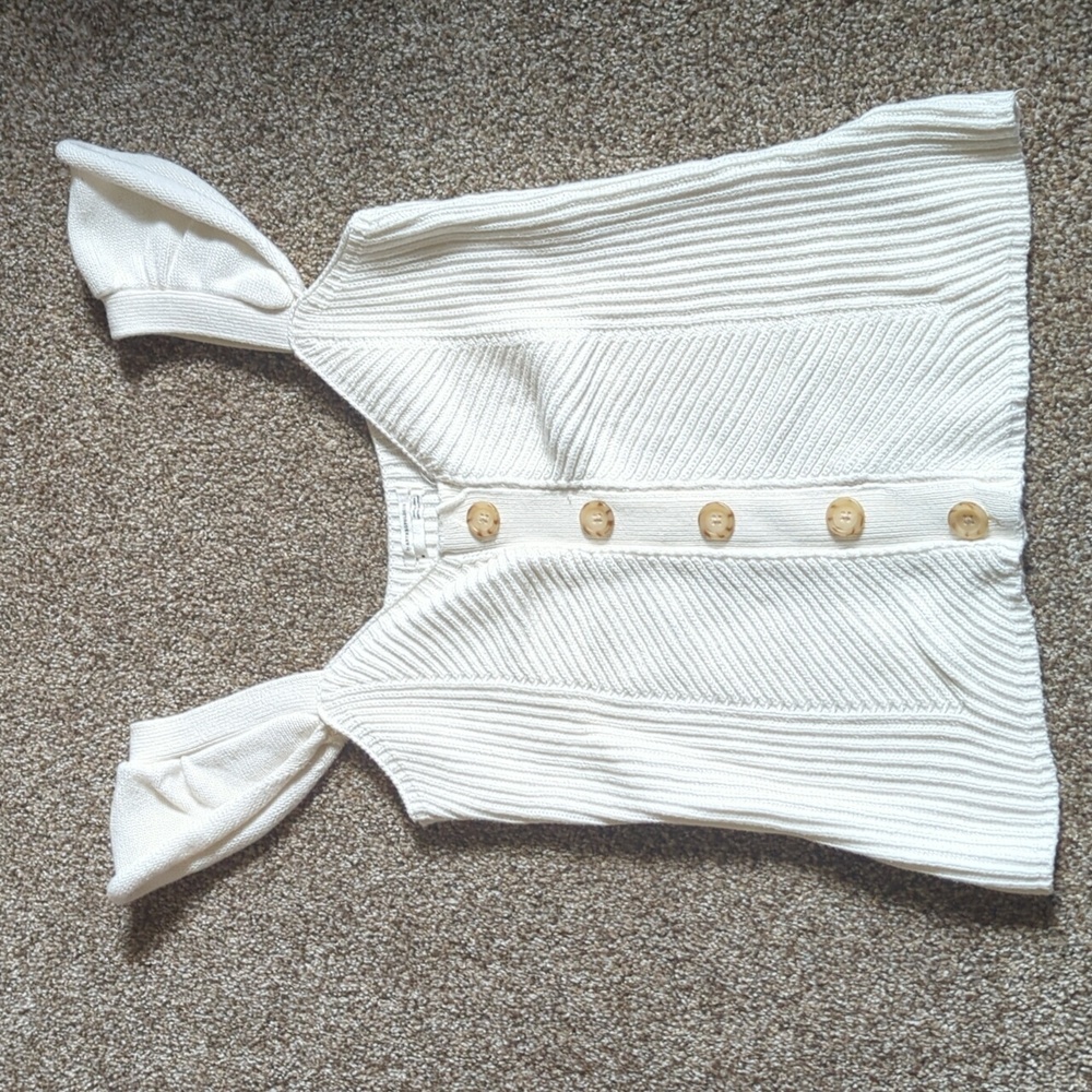 Off White Anthropologie Sweater